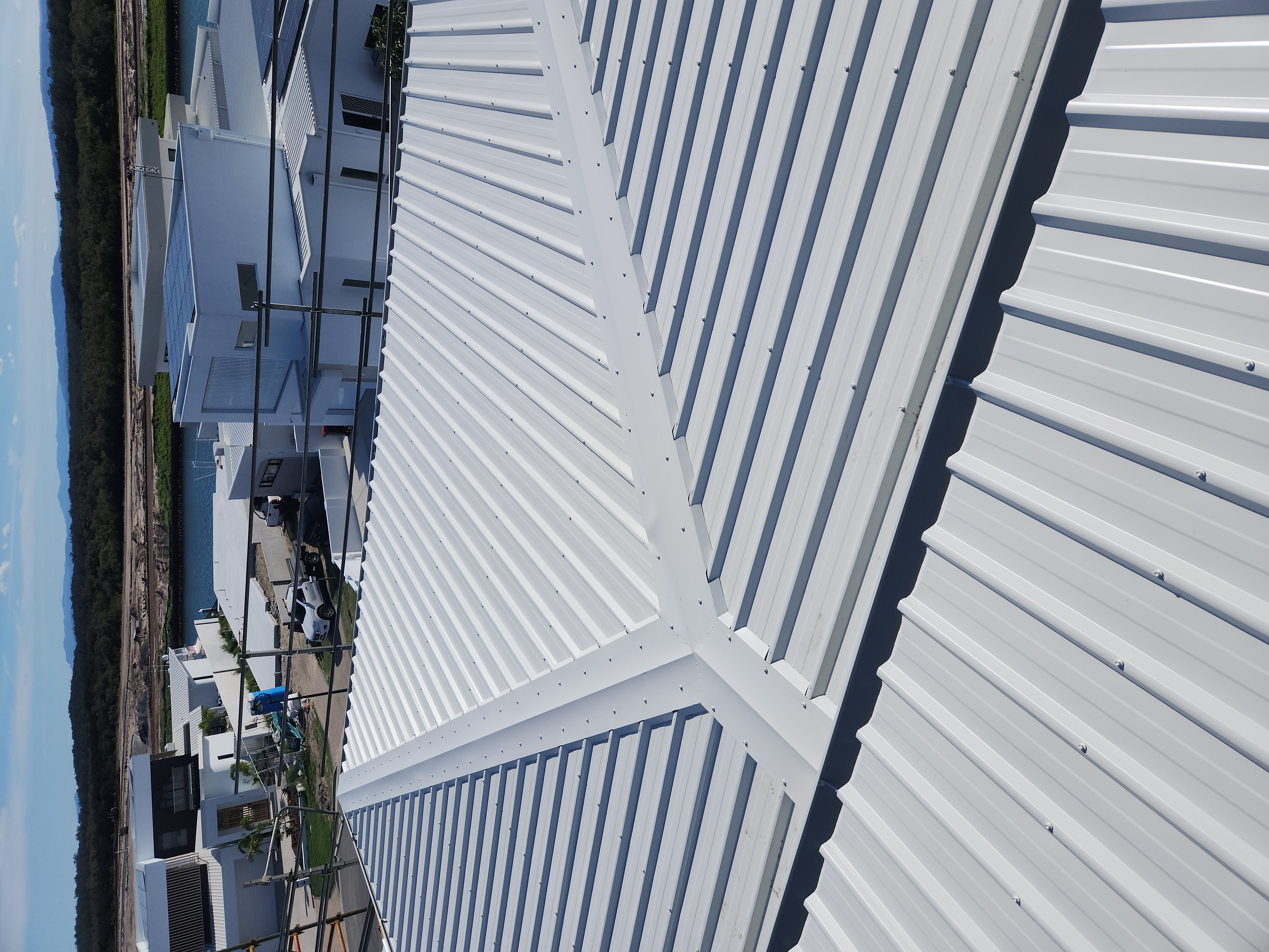 New Colorbond steel roof installation in Burleigh Heads — completed by Ascend Roofing Group